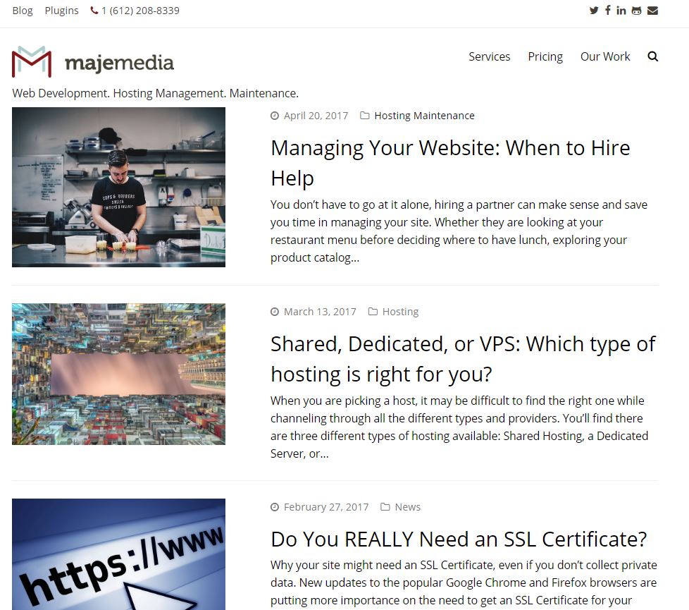 WordPress post display WordPress post display