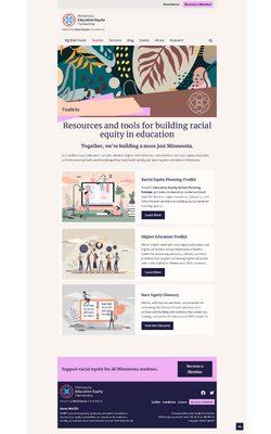 Bringing the toolkits into the main site makes them more accessible and provides an easier experience for site users.