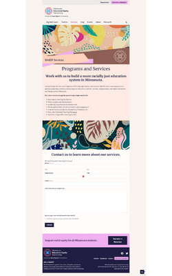 With the new site, MnEEP can now collect information directly using Gravity forms instead of using Google forms.