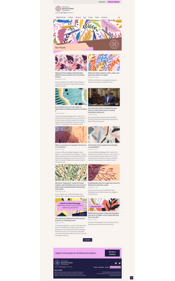 The new blog features beautiful illustrations and is much easier to search, sort, and add new content. Individual post pages are built with flexible templates that make it easier to select the author and have the right information show up.